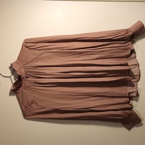 Lavender silky blouse